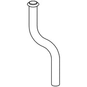 Grohe - Urinal-Spülrohr 37040 Durchm.18mm 200mm aus Messing Kröpfung 50mm chrom
