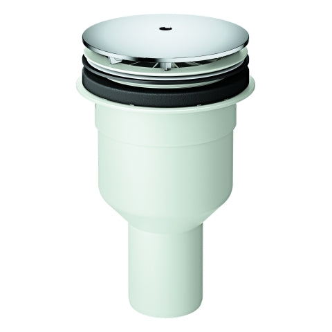 Grohe - Ablaufgarnitur für Duschwanne 49533 D: 112 mm Abgang senkrecht chrom