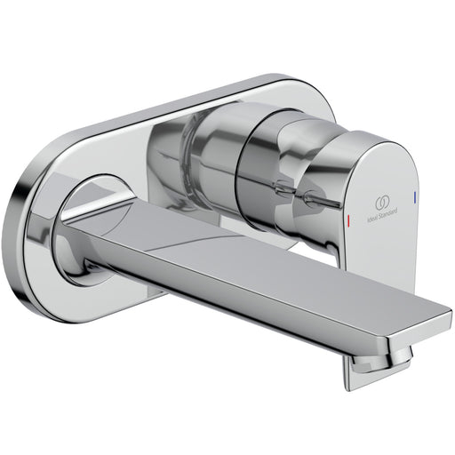 Ideal Standard - Wand-WT-Armatur UP TESI, 5 l/min., Bausatz 2,Ros.193x83mm,Ausld.173mm,Chrom