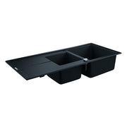 Grohe - Kompositspüle K400 31643 2 Becken 1160x500mm mit ATF re/li granit schwarz