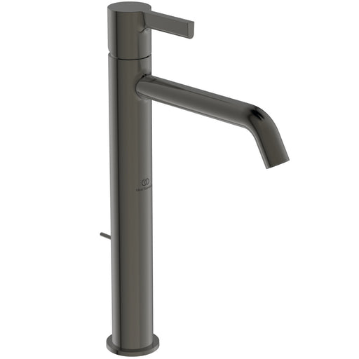 Ideal Standard - Waschtischarmatur JOY, m.verl.Sockel, m.Ablgarn., Ausld.170mm, Magnetic grey