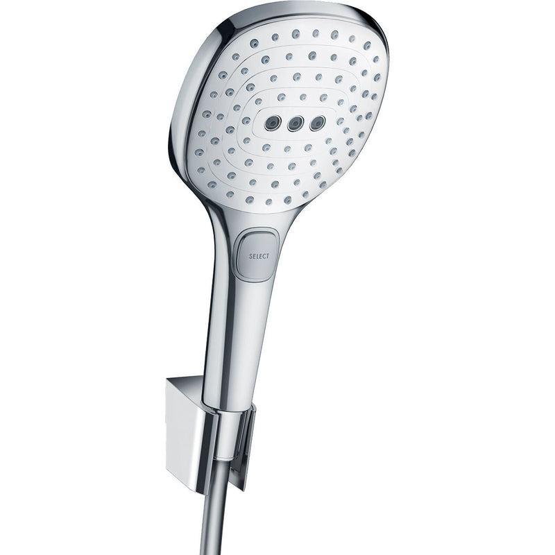 Hansgrohe - Brausenset RAINDANCE Select E 120 Porter'S weiß/chr.1600mm Brauseschlauch