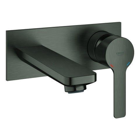 Grohe - 2-Loch-WT-Wandbatterie LINEARE 19409_1 FMS hard graphite gebürstet