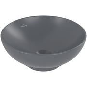 VILLEROY & BOCH - Aufsatzwaschbecken Loop&Friends 380x 380mm Rund m. ÜL. Graphite CeramicPlus