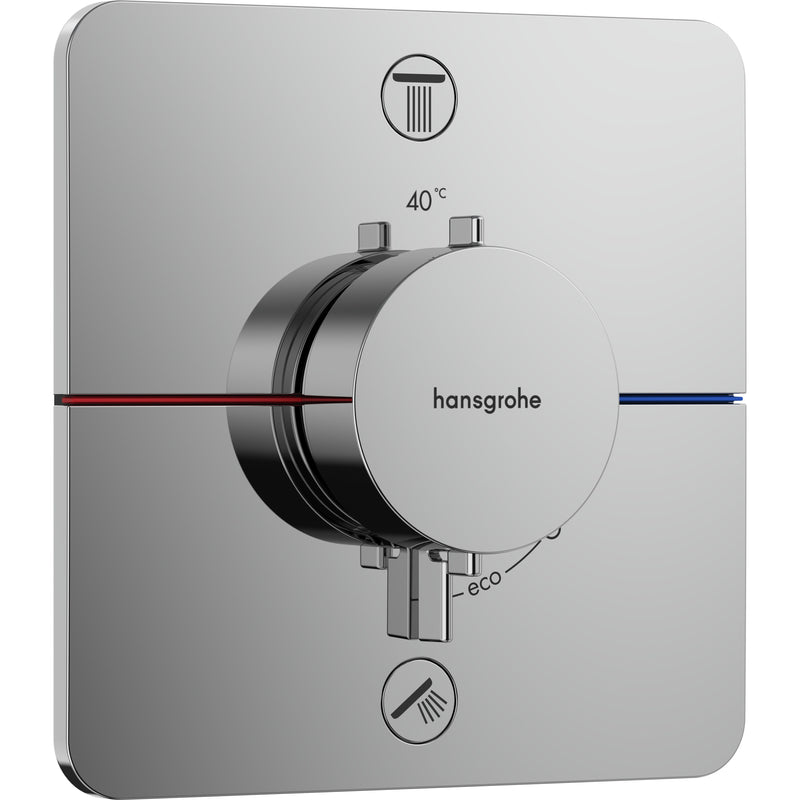 Hansgrohe - Thermostat UP ShowerSelect Comfort Q Fertigset 2 Verb.m.Sicherungskombi. chr