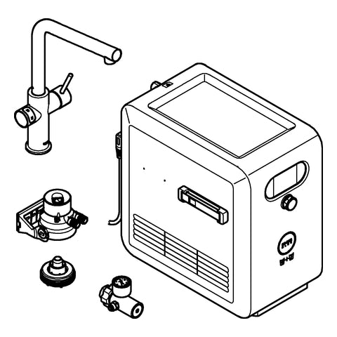 Grohe - BLUE Professional StarterKit 31347 L-Auslauf Bluetooth/WIFI supersteel