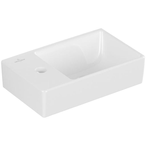 VILLEROY & BOCH - HWB Avento 360x220mm re-eckig BP re 1HL. o. ÜL. Weiß Alpin cplus