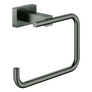 Grohe - WC-Papierhalter ESSENTIALS Cube 40507_1 ohne Deckel hard graphite geb