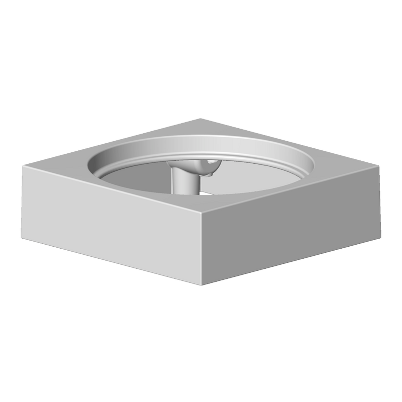 Dornbracht - Gehäuse Ersatzteile 082301505 118 x 118 x 35 mm chrom