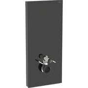 Geberit Vertriebs - Monolith Plus Sanitärmodul f. WWC 114cm, Glas schwarz / alu. schwarzchrom