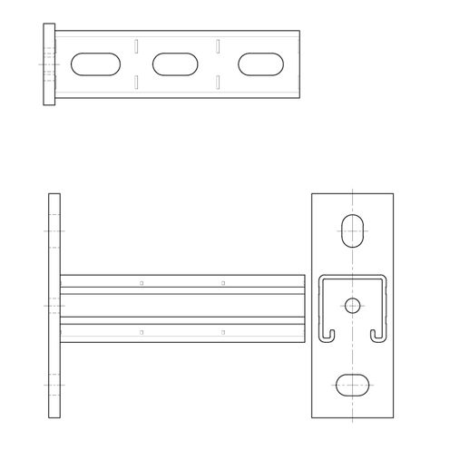 Walraven - Wandkonsole RapidStrut 41H BUP L: 450 mm - MLAR/LAR/RbALei