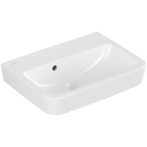 VILLEROY & BOCH - Handwaschbecken O.novo 500x370mm Eckig mit Überlauf Weiß Alpin