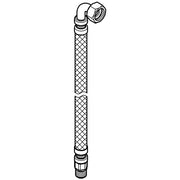 Grohe - Ersatzteil Set Druckschlauch flex 45461000 M12x1 x 1 x3/8 chrom