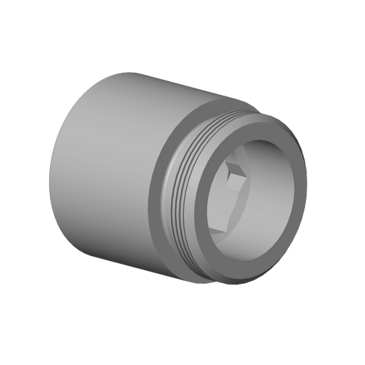Dornbracht - Nippel Ersatzteile 09240416410 D. 26,5 x 26,5 mm platin mat