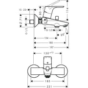 Hansgrohe - Wannen EHM AP FOCUS 31940000 chrom