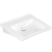 VILLEROY & BOCH - Waschbecken ViCare 600x550mm Rechteck 10HL. ohne Überlauf Weiß Alpin