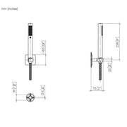 Dornbracht - Schlauchbrausegarnitur CULT 2780696000 chrom