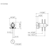 Dornbracht - UP Bausatz Wandbefestigung 35003970-90