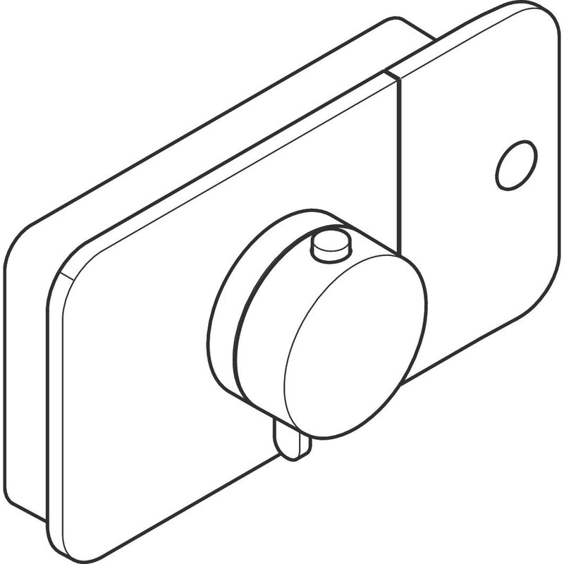 Hansgrohe - Thermostat UP AXOR One Fertigset 1 Verbraucher mattschwarz