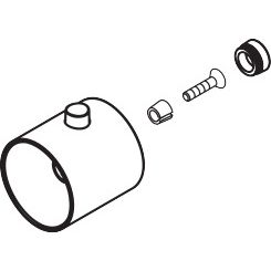 Hansgrohe - Thermostatgriff Axor Aufputz chrom