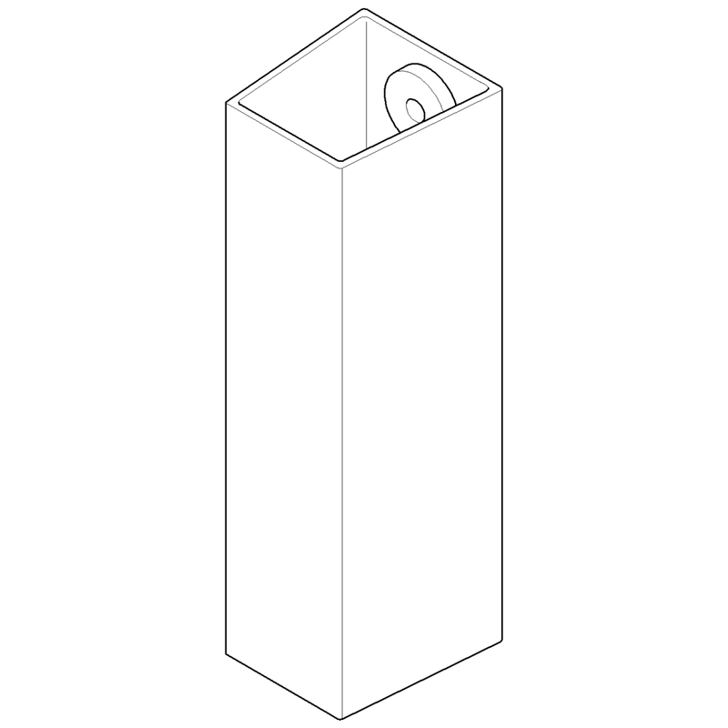 Dornbracht - Rohr Ersatzteile 04282204300 D. 71,5 x 170 mm Champagne