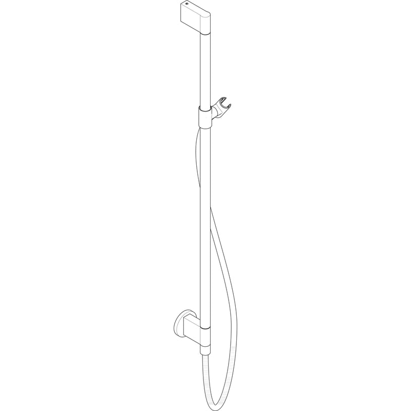 Hansgrohe - Brausestange AXOR One mit Wandanschluss u.Brauseschlauch MSW