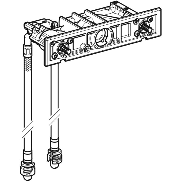 Geberit Vertriebs - Ventilblock für Geberit ONE WT-Armatur, Wandmontage, f. Montageelem