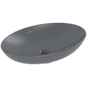 VILLEROY & BOCH - Aufsatzwaschbecken Loop&Friends 620x 420mm Oval o. ÜL. Graphite CeramicPlus