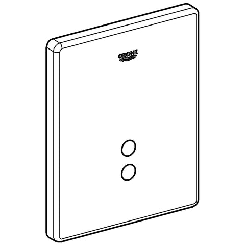 Grohe - Abdeckplatte 42350 edelstahl