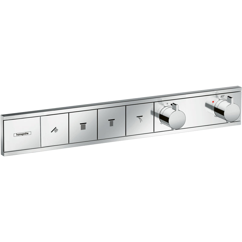Hansgrohe - Thermostat Unterputz RAINSELECT Fertigset 4 Verbraucher verchromt