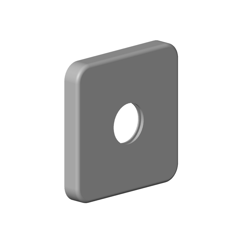 Dornbracht - Rosette Ersatzteile 082796500 63 x 63 x 9 mm chrom
