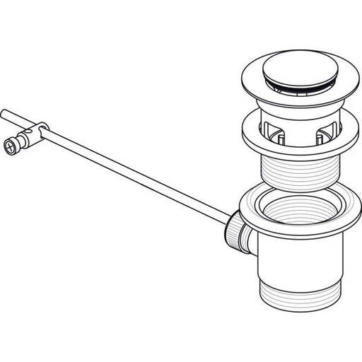 Ideal Standard - Ab- und Überlauf IDEAL-STANDARD A 962991AA, PG8, chrom