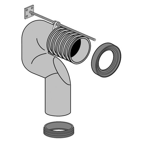 VILLEROY VARIO Abflussbogen für Abgang: IS V&B # 8701 0000