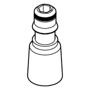 Grohe - Anschlussnippel 03720 für Freehander chrom