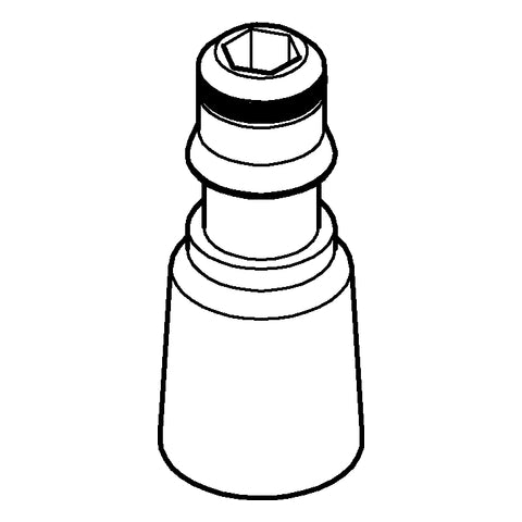 Grohe - Anschlussnippel 03720 für Freehander chrom