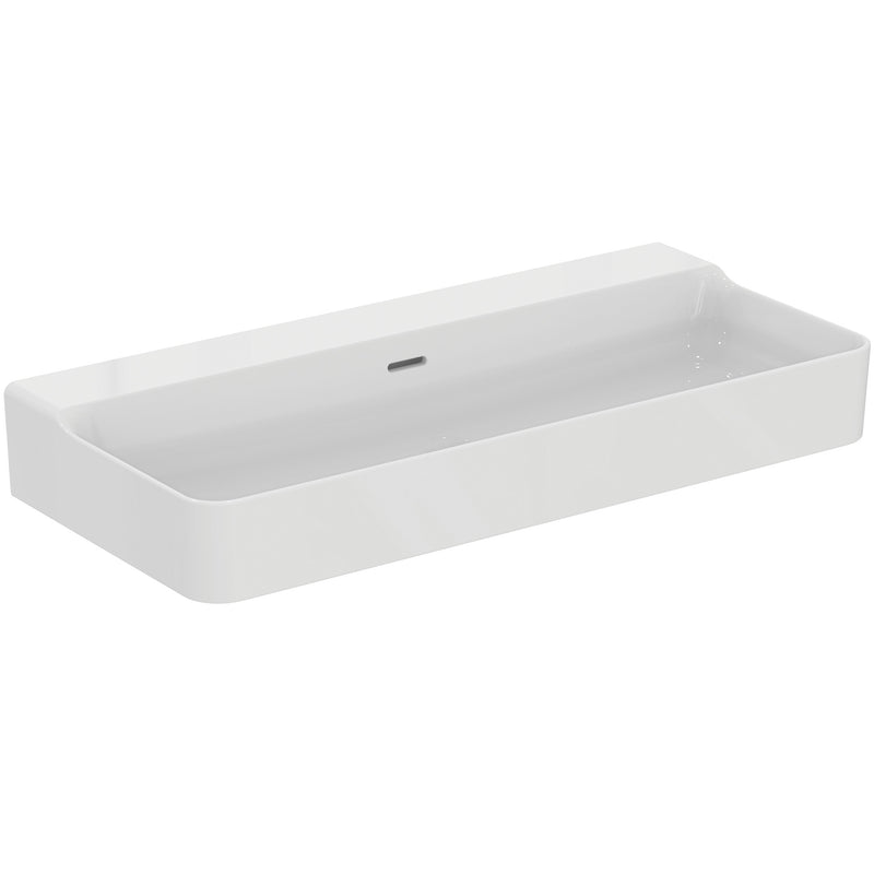 Ideal Standard - Waschtisch CONCA, o.Hl., m.Ül., 1000x450x165mm, Weiß mit IdealPlus