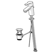 Hansa Armaturen - Waschtisch EHM HANSAPRIMO 4940 chrom