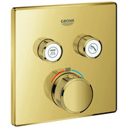 Grohe - Thermostat Grohtherm SmartControl 29124 eckig FMS 2 Absperrv. cool sunrise
