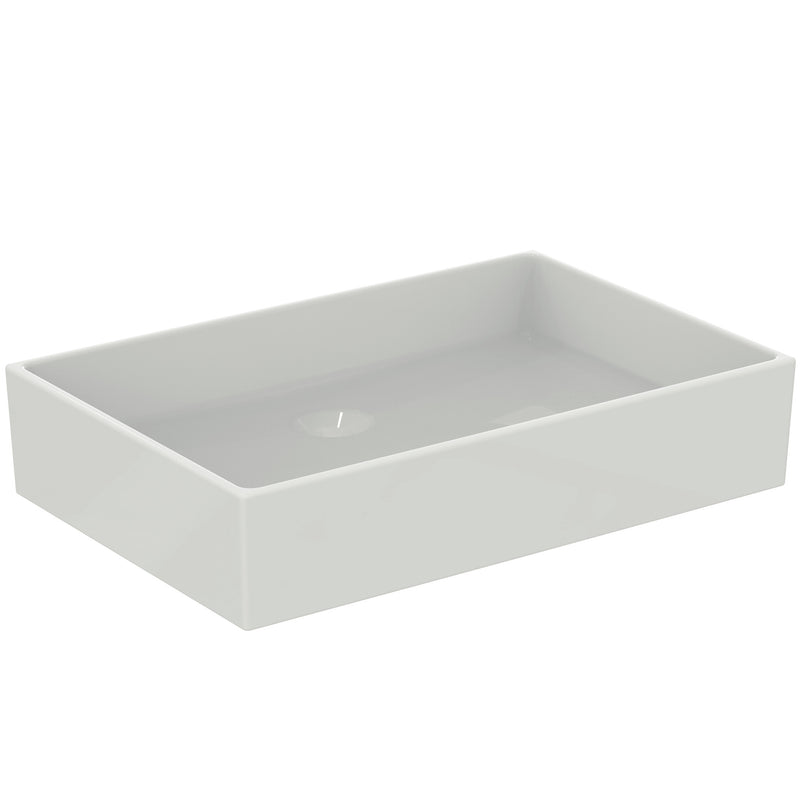 Ideal Standard - Aufsatzwaschtisch EXTRA, o.Hl., o.Ül., 600x400x125mm, Weiß mit IdealPlus