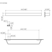 Dornbracht - Badetuchhalter CL.1 83045705 platin gebürstet