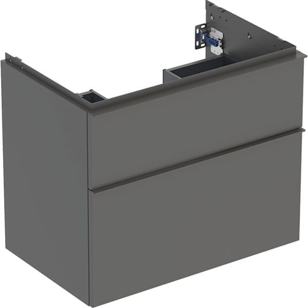 Geberit Vertriebs - iCon Unterschrank für WT, 2 Schubl. 74x61,5x47,6cm, lava