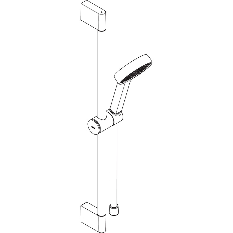 Hansgrohe - Brauseset Activera S 95 1jet EcoSmart mit Brausestange Typ 65 chrom