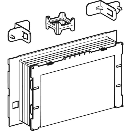 Geberit Vertriebs - Rohbauset, flächenbündig zu Sigma UP-SPK 12cm