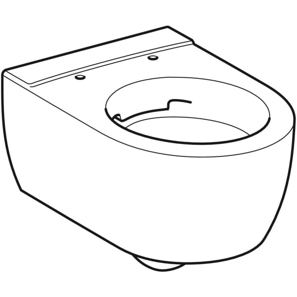 Geberit Vertriebs - Wand-Tiefspül-WC ICON, 6l, 204060 spülrandlos weiß
