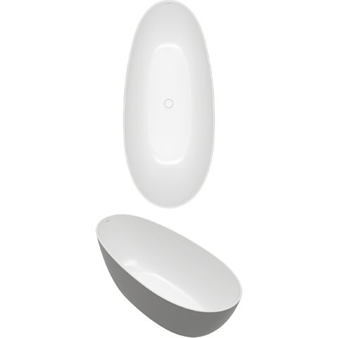 VILLEROY & BOCH - Badewanne Antao 1700x750x500mm Freistehend Colour On Demand Weiß Alpin