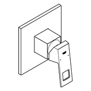 Grohe - EH-Brausebatterie EUROCUBE 24061 FMS für Rapido SmartBox supersteel