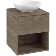 VILLEROY & BOCH - Konsolen-Unterschrank 500mm f AWT38 1 Ausz 1 Auss oLB C520H0 PJ Oak Nebraska