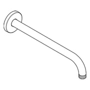 Grohe - Brausearm RAINSHOWER MODERN 28576 Ausladung 282 mm chrom