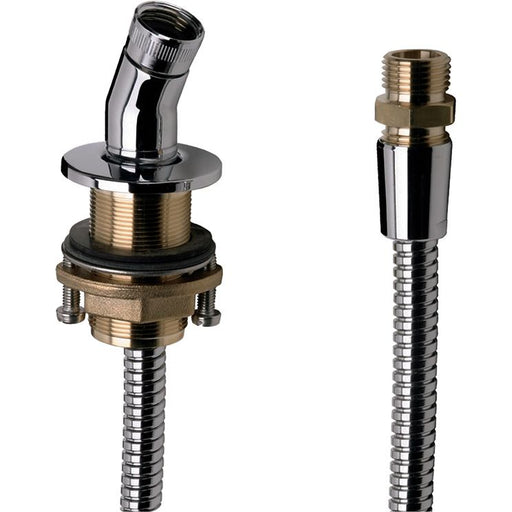 Hansgrohe - Brausehalter mit Schlauch 2000mm für Wannenrand 28307000 chrom
