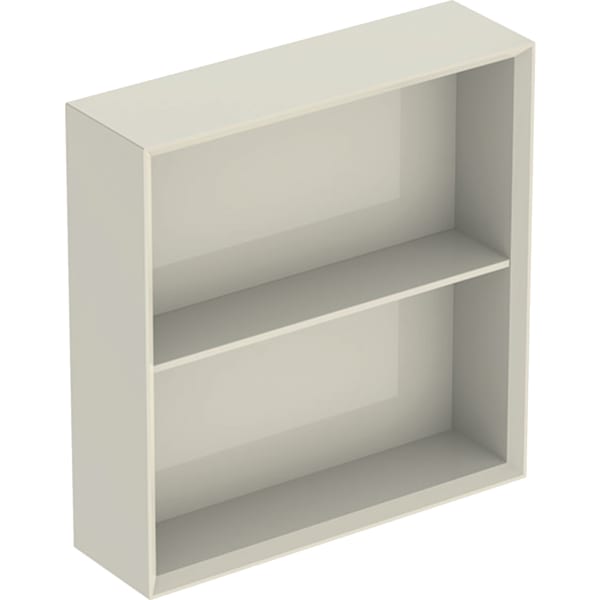 Geberit Vertriebs - iCon Regal quadratisch 45x46,7x13,2cm, sandgrau